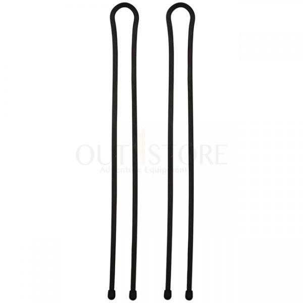 Nite Ize Gear Tie Reusable Rubber Twist Tie 2 Pack 32 Inch - Black