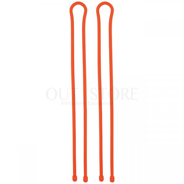 Nite Ize Gear Tie Reusable Rubber Twist Tie 2 Pack 32 Inch - Orange