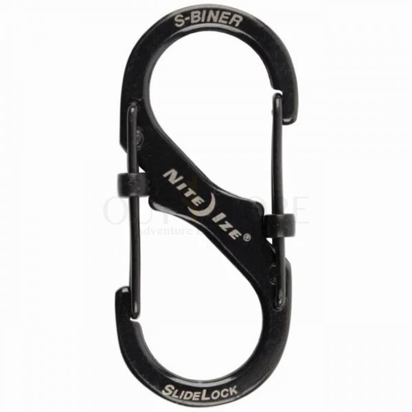 Nite Ize S-Biner Stainless Steel SlideLock #2 - Black