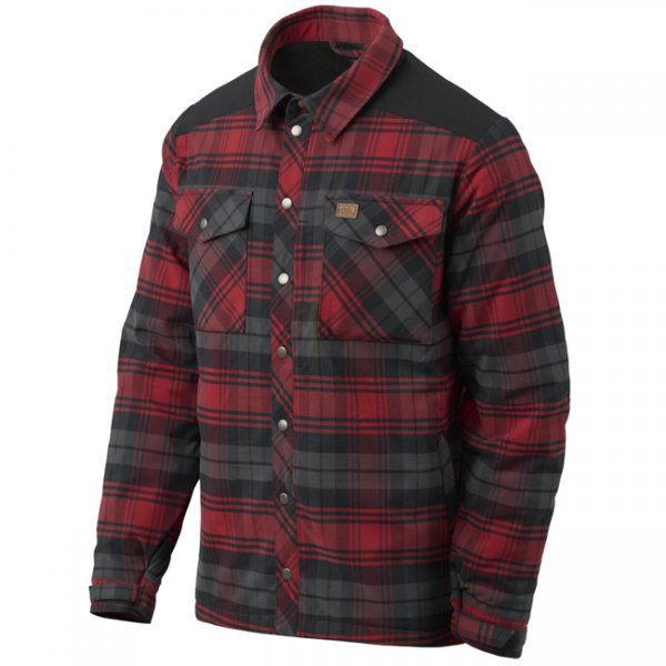 Helikon-Tex Winter Warden Shirt - Slate Crimson Plaid - L