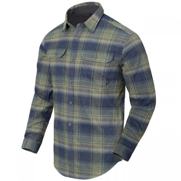 Helikon-Tex GreyMan Shirt - Blast Blue Plaid - 3XL