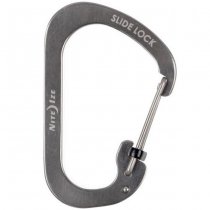 Nite Ize Carabiner Slidelock Steel #4 - Grey