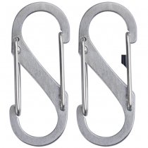 Nite Ize Dual Carabiner Stainless Steel #1 - Silver