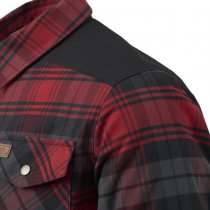 Helikon-Tex Winter Warden Shirt - Slate Crimson Plaid - S