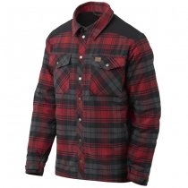 Helikon-Tex Winter Warden Shirt - Slate Crimson Plaid - S