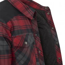 Helikon-Tex Winter Warden Shirt - Slate Crimson Plaid - M