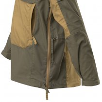 Helikon-Tex Tracer Anorak Jacket - Polycotton Stretch Ripstop - Coyote / Taiga Green - XS