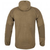 Helikon-Tex Alpha Hoodie Grid Fleece Jacket - Coyote - 2XL