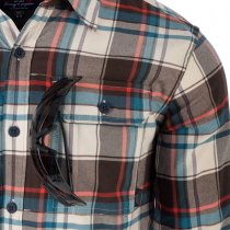 Helikon-Tex Greyman Shirt Nylon Sorona Blend - Coral Crimson Checkered - M