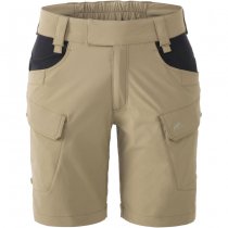 Helikon-Tex Women's OTS Outdoor Tactical Shorts 8.5 - Black / Shadow Grey - S